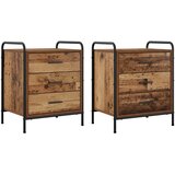  Noćni ormar 2 kom. Staro drvo 48 x 36 5 x 60 cm - Staro drvo 2 | shoptok.hr