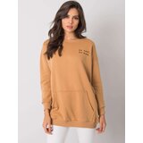 RUE PARIS Sweatshirt-RV-BL-7202.32P-camel | Shoptok.si