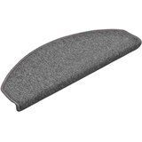  Prostirke za stepenice 30 kom 65x24x4 cm tamno sive poluokrugle velike | shoptok.hr