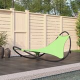 Maison Chic Gugalni Ležalnik - Sončna ležalnik s kolesi jeklo in tekstil zelen, (22057560) | Shoptok.si
