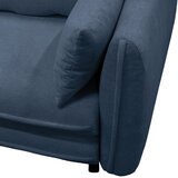 MID.YOU KOTNA SEDEŽNA GARNITURA, struktura temno modra | Shoptok.si