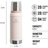 Stanley Classic Bottle S 0,75 L Rose Quartz | shoptok.hr