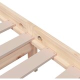  Okvir za krevet od masivnog drva 135 x 190 cm bračni | shoptok.hr