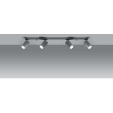  Sollux SL.0453 - Plafonsko spot svetlo RING 4xGU10/10W/230V | Eponuda.com