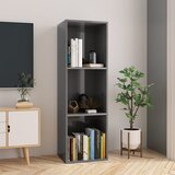 Ormarić za knjige/TV visoki sjaj sivi 36x30x114 cm od iverice | shoptok.hr