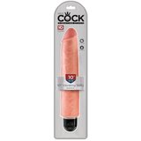 King Cock 10 Stiffy - vodootporan, realističan vibrator (25 cm) - prirodan Cijene