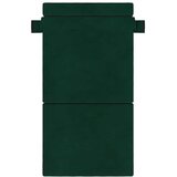 SK Zložljiva sedežna postelja Temno zelena 190 x 100 x 15 cm Žamet, (5000300725) | Shoptok.si