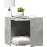 vidaXL Kutija z mačji pijesak boja betona 53x53x51cm konstruirano drvo | shoptok.hr