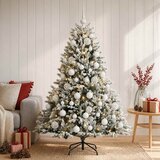  Umjetno božićno drvce s kuglicom 120 cm 150 LED lampica Slike