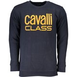 Cavalli Class MEN&#39;S BLUE ZIPLESS SWEATSHIRT | Shoptok.si