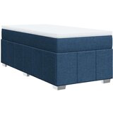  Krevet s oprugama i madracem plavi 90 x 200 cm od tkanine | shoptok.hr