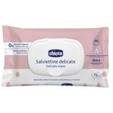 Chicco delicate vlažne maramice ,72kom sa poklopcem