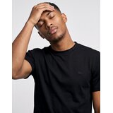 Lacoste T-shirt regular fit stretch avec col jacquard Crna | shoptok.hr