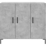  Komoda siva boja betona 90x34x80 cm od konstruiranog drva | Eponuda.ba