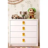 Aslan OrangeYellow Decorative Handle Set