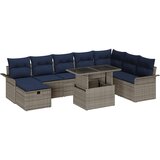  Sjedeća garnitura za vrt 9 kom. poliratan 297,5 x 187,5 x 85 cm | shoptok.hr