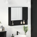  Ogledalo ormar Zidne Crna 59 x 17 x 55 cm Konstruirano drvo | shoptok.hr