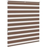 vidaXL zebra senčilo rjave 125x150 cm tkanina širina 120,9cm poliester | Shoptok.si