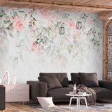 Samoljepljiva foto tapeta - Waterfall of Roses - First Variant 441x315 Cijene