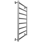  Kupaonski merdevinski radijator INOX FLAT 163W/230V 77x53 cm nerđajući čelik/sjajni hrom | Eponuda.com