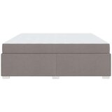  Konstrukcija postelje z vzmetnico Taupe 200 x 200 cm blago, (5000126004) | Shoptok.si