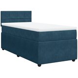 Box spring krevet s madracem plavi 80 x 200 cm baršunasti | shoptok.hr