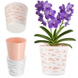 KADAX cvetlični lonec, plastični cvetlični lonec, cvetlični vložek, 17 cm, oranžen, (5000353550) | Shoptok.si