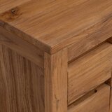 TV komoda 110 x 30 x 40 cm Prirodna Čvrsto teak drvo | Eponuda.com