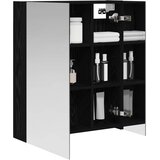  Kupaonski ormar s ogledalom Zidne Crni hrast 60 x 14,5 x 70 cm | shoptok.hr
