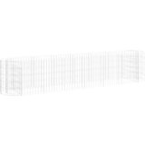 vidaXL Visoka greda gabion pocinkano železo 260x50x50 cm, (20601236) Cene