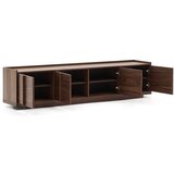 Kave Home Rjava TV omarica v orehovem dekorju 200x47x40 cm Onix – | Shoptok.si