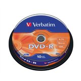 Verbatim DVD-R Disk 4,7 GB, 16x, (AZO) 10 kom | shoptok.hr