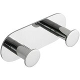 BEMETA Dvostruka kuka za ručnik EASY (Srebrna, Š x V: 115 x 45 mm) Cijene