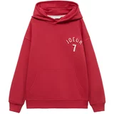 MANGO KIDS Sweater majica 'BERCY' crvena / bijela