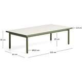 Kave Home Vrtni stolić za kavu s keramičkom daskom 61x122 cm Maurina – | shoptok.hr