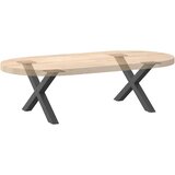 Noge za klubsko mizico v obliki črke X 2 kosa antracit 50 x (30-31) cm jeklo, (22123958) | Shoptok.si