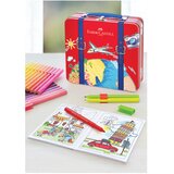  ŠKOLSKI 40BOJA U METALNOJ KUTIJI CONNECTOR KOFER FABER CASTELL 155535 | Shoptok.si