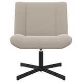  Vrtljiv stol Svetlo siva 63 x 75 x 76 cm Ovčja koža, (5000288939) | Shoptok.si