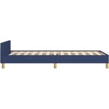  Za krevet s uzglavljem plavi 100x200 cm od tkanine | shoptok.hr
