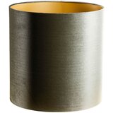 QAZQA Velours lampenkap groen met gouden binnenkant 40/40/40 Cene
