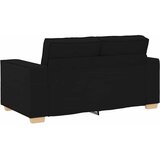 SOFA 3 pcs Crna 220 x 80 x 84 cm Platnasta tkanina | shoptok.hr