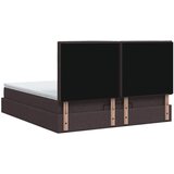  Krevet od pjene s madracem i LED-om Tamno smeđa 160 x 200 cm - Tamno smeđa 160 x 200 cm Dizajn linija | shoptok.hr