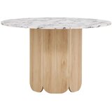 Venture Home Tekla okrugli blagovaonski stol ⌀120 cm, svijetlosivi | shoptok.hr
