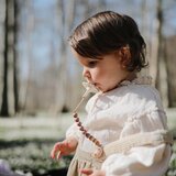 Mushie drven lančić za dudu halo black | shoptok.hr