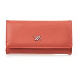 Verde Novčanik ženski pravougaoni sa štepom 1441, 19×3.5×10 cm narandžasta | ePonuda.com