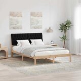  Krevetni okvir s tapiciranim uzglavljem Smeđa 160 x 200 cm | shoptok.hr
