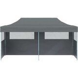 Šator za svadbe - šator za zabave Antracit 291 x 580 x 315 cm Oxford tkanina - Antracit s dvije bočne zidove Da | shoptok.hr