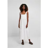 UC Ladies Women's summer dress 7/8 length Valance white