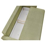 P & B ZOFA S POSTELJNO FUNKCIJO, zelena tekstil | Shoptok.si