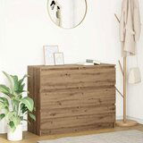 vidaXL Komoda artisan hrast 100x35x76 cm inženirski les | Shoptok.si